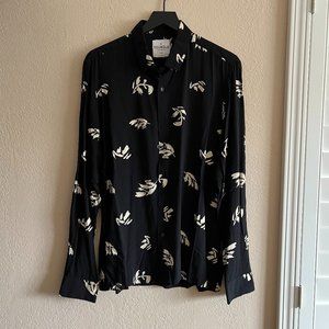 YoungLA 804 Fallen Leaves Scarface Viscose Shirt *RARE*
